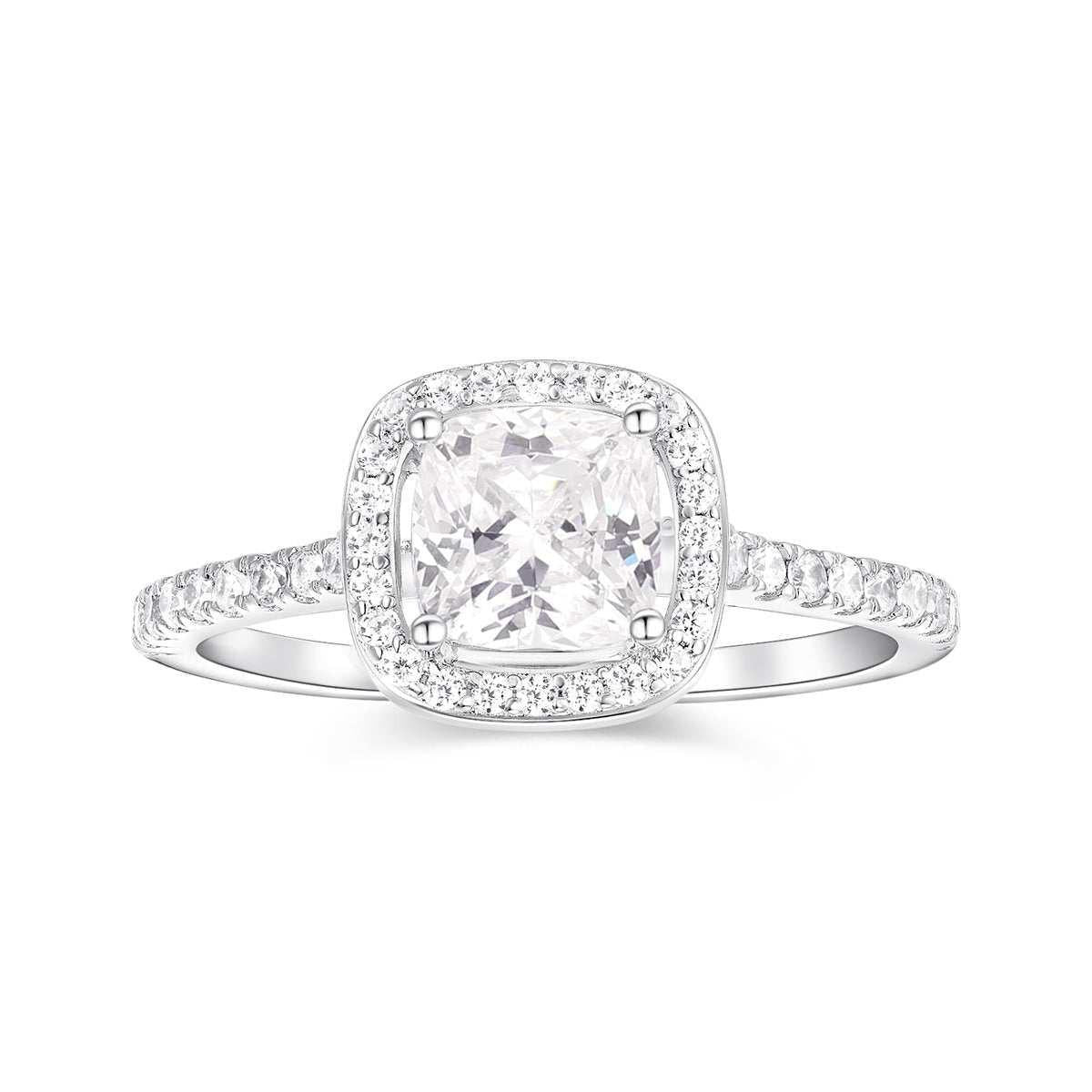 APM Monaco  Zircon Light 925 Silver Ring.