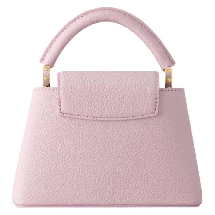 LOUIS VUITTON Capucines Metallic Pink.
