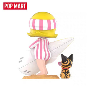 POPMART Molly Sweetheart Surfer Figurine, Cute Doll Toy, Figurine Gift Ornament