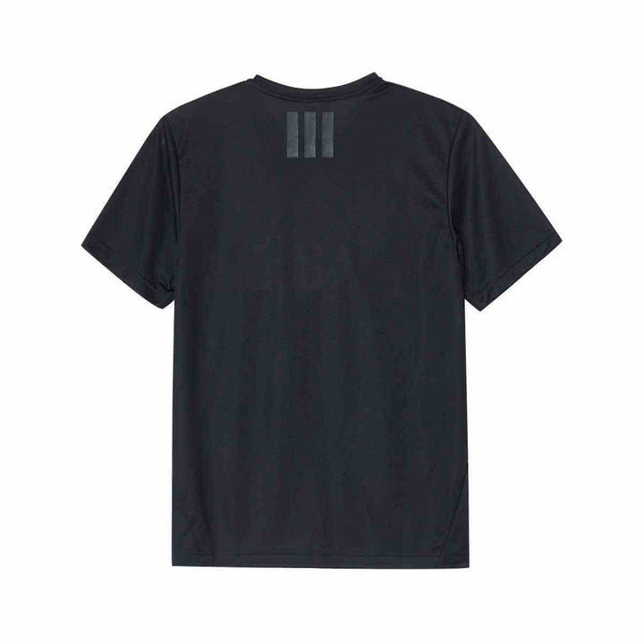 adidas summer men's comfortable golf athleisure crewneck T-shirt, short sleeve, black