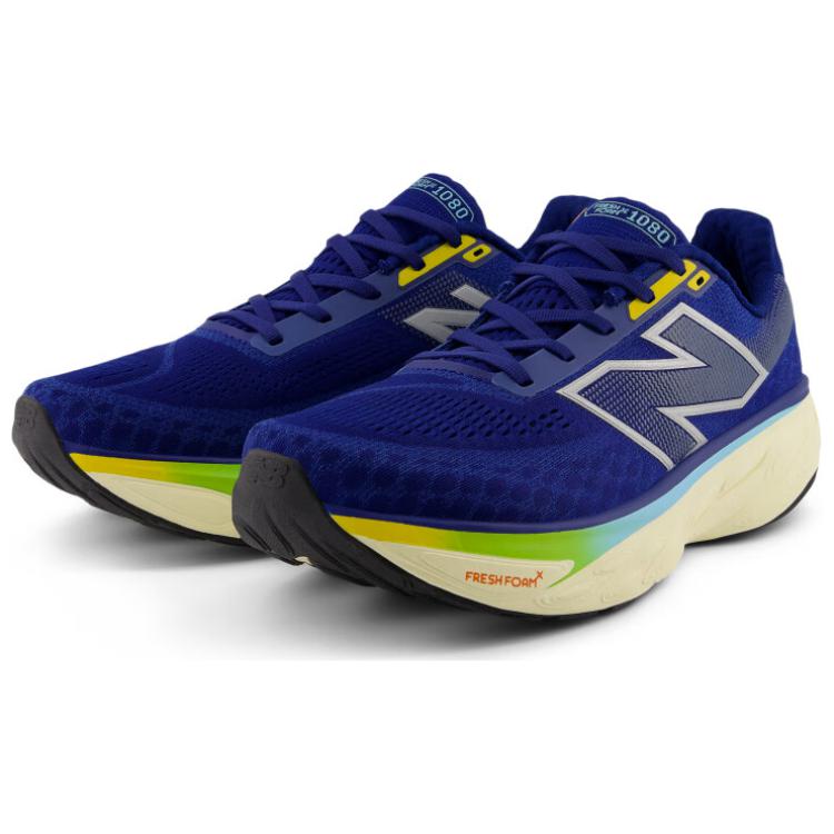 حذاء New Balance Fresh Foam 1080 أزرق بميزة التوسيد الفائق