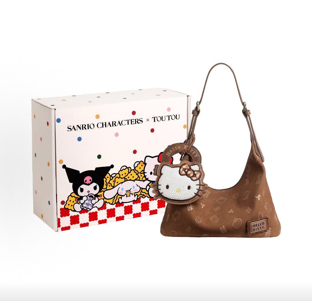 TOUTOU × Hellokitty Joint Kitty series high quality fashion wild commuter casual trave >