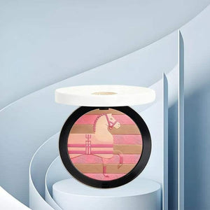 بودرة HERMES ثلاثية معدنية لامعة درجة Rose Atacama.