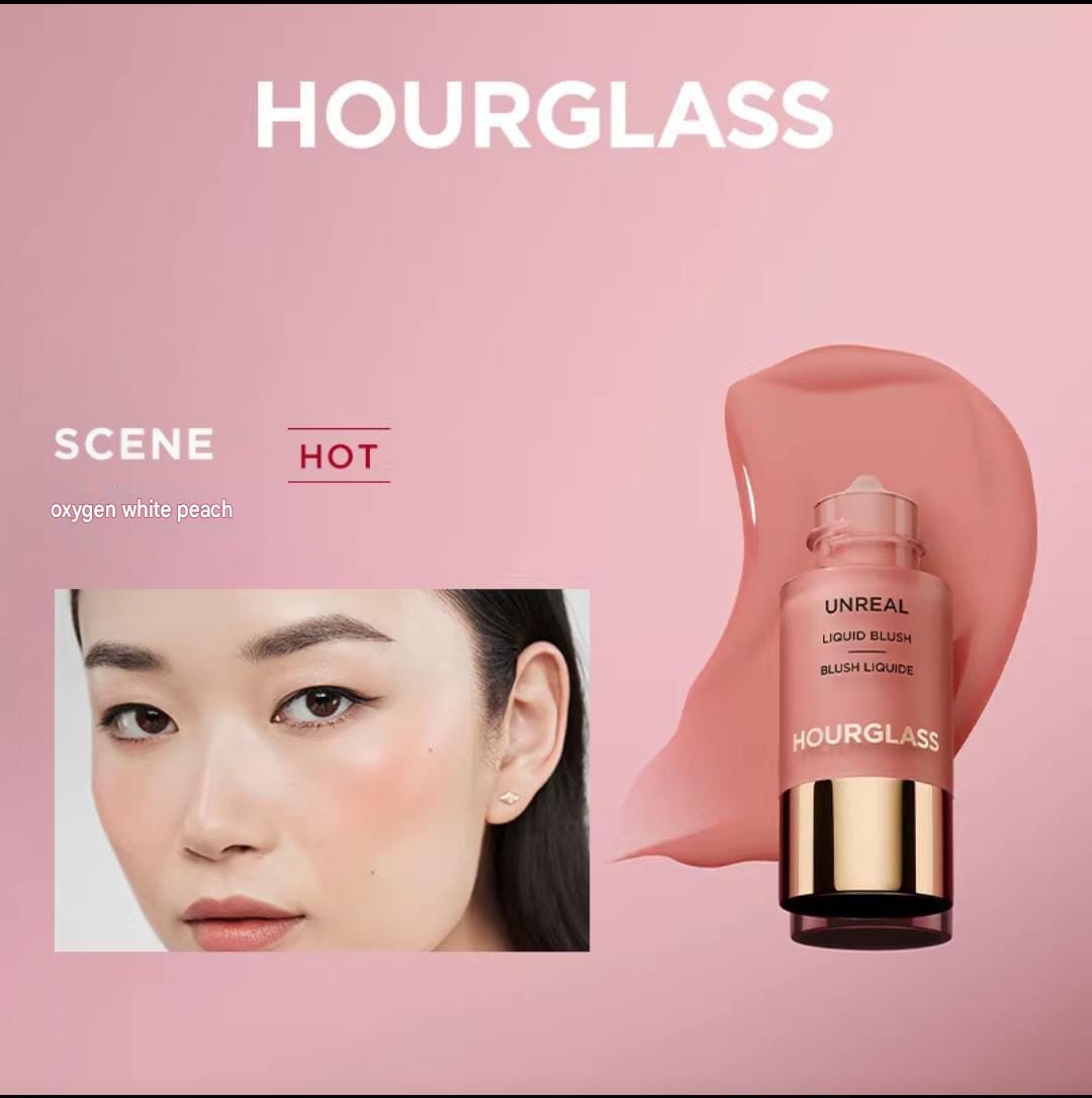 hourglass Small Dropper Liquid Blush Flatters Skin Tone, Moisturizes and Naturally Brightens Complexion, 10.3ml