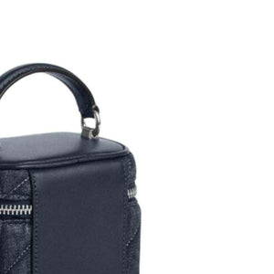 COACH Trail 12 Silver Tote Mini Blue.