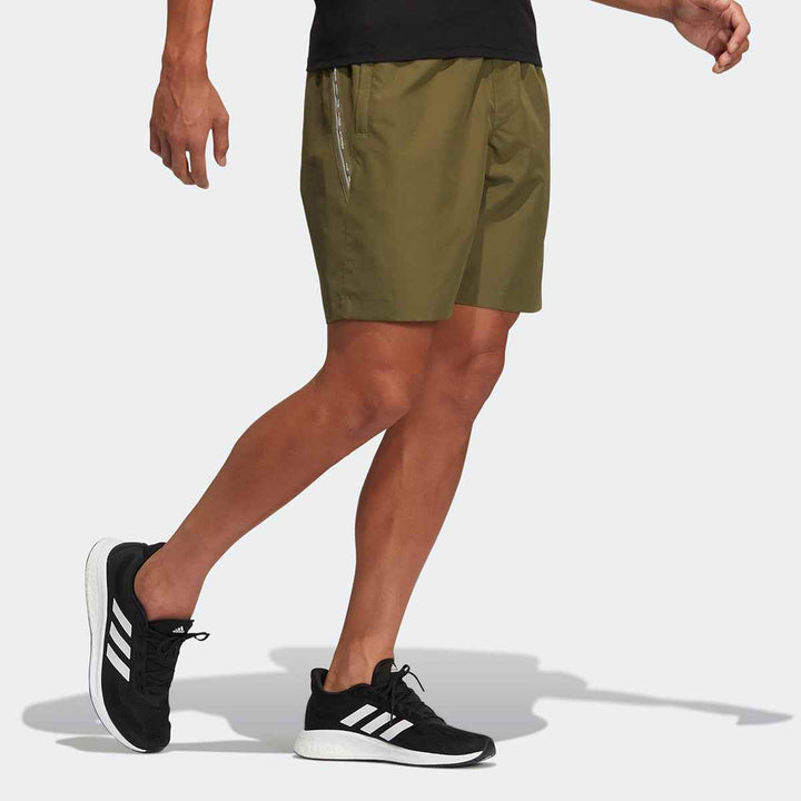 adidas men's breathable running shorts, casual and comfortable for training.