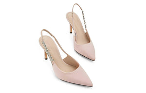 Charles & Keith Heels 9.1 cm |كعب من شارليز آند كيث مرصع بالكريستال ✨.