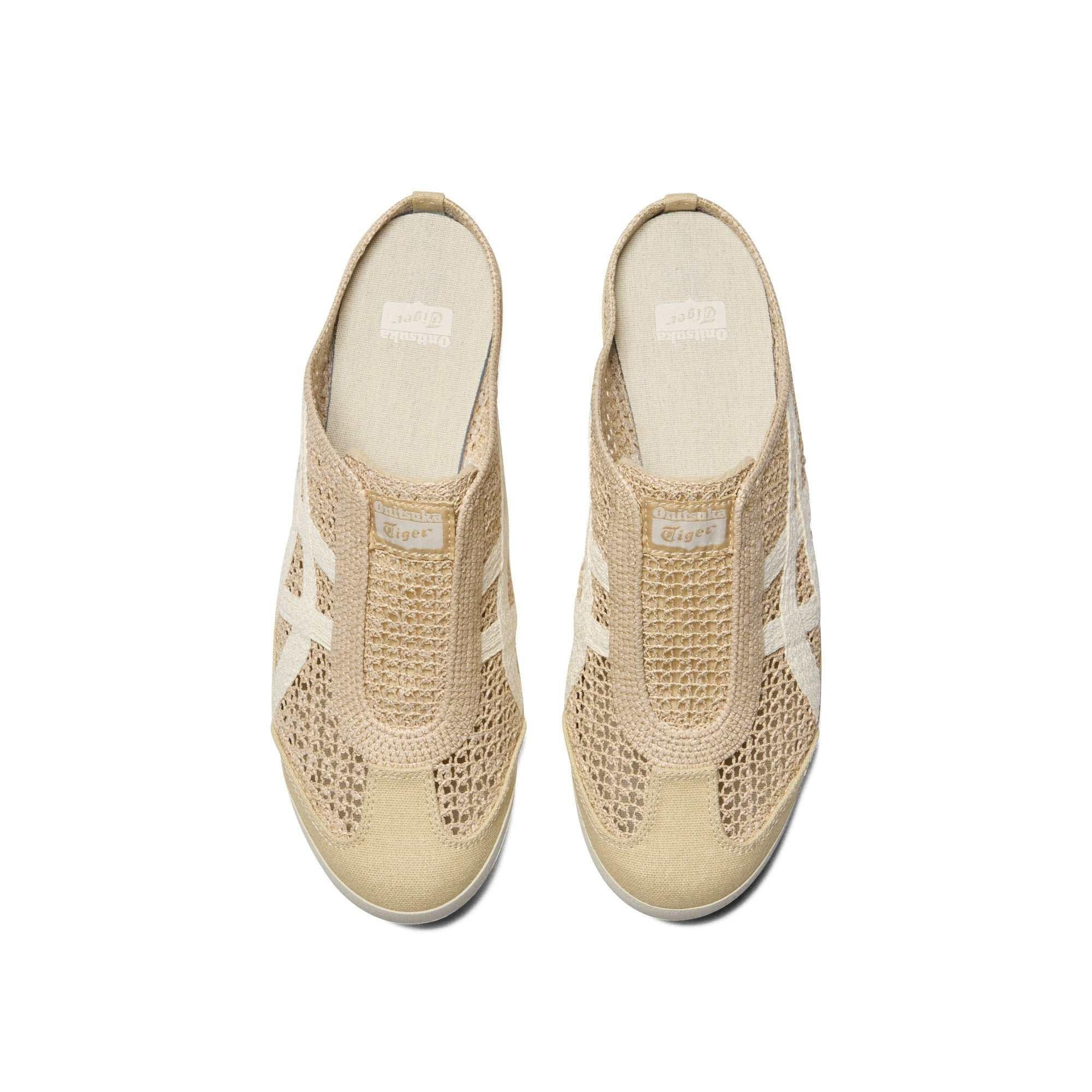 حذاء أونيتسوكا تايجر سليبر محبوك بيج.