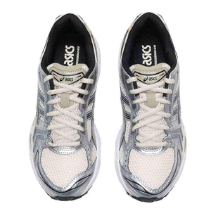 حذاء رياضي ASICS GEL-KAYANO 14 بلون فضي Birch Pure Silver.