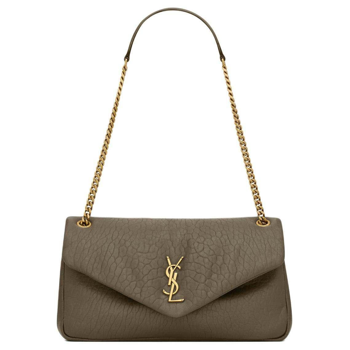 YSL Envelope Bag Light Musk 👜✨ | حقيبة إينفيلوب من سانت لورانت بلون موسكي فاتح.