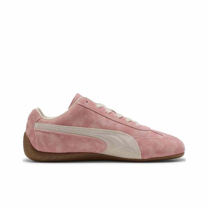PUMA Palermo OG Vintage pink suede sneaker with whisper white accents and gum sole for casual wear