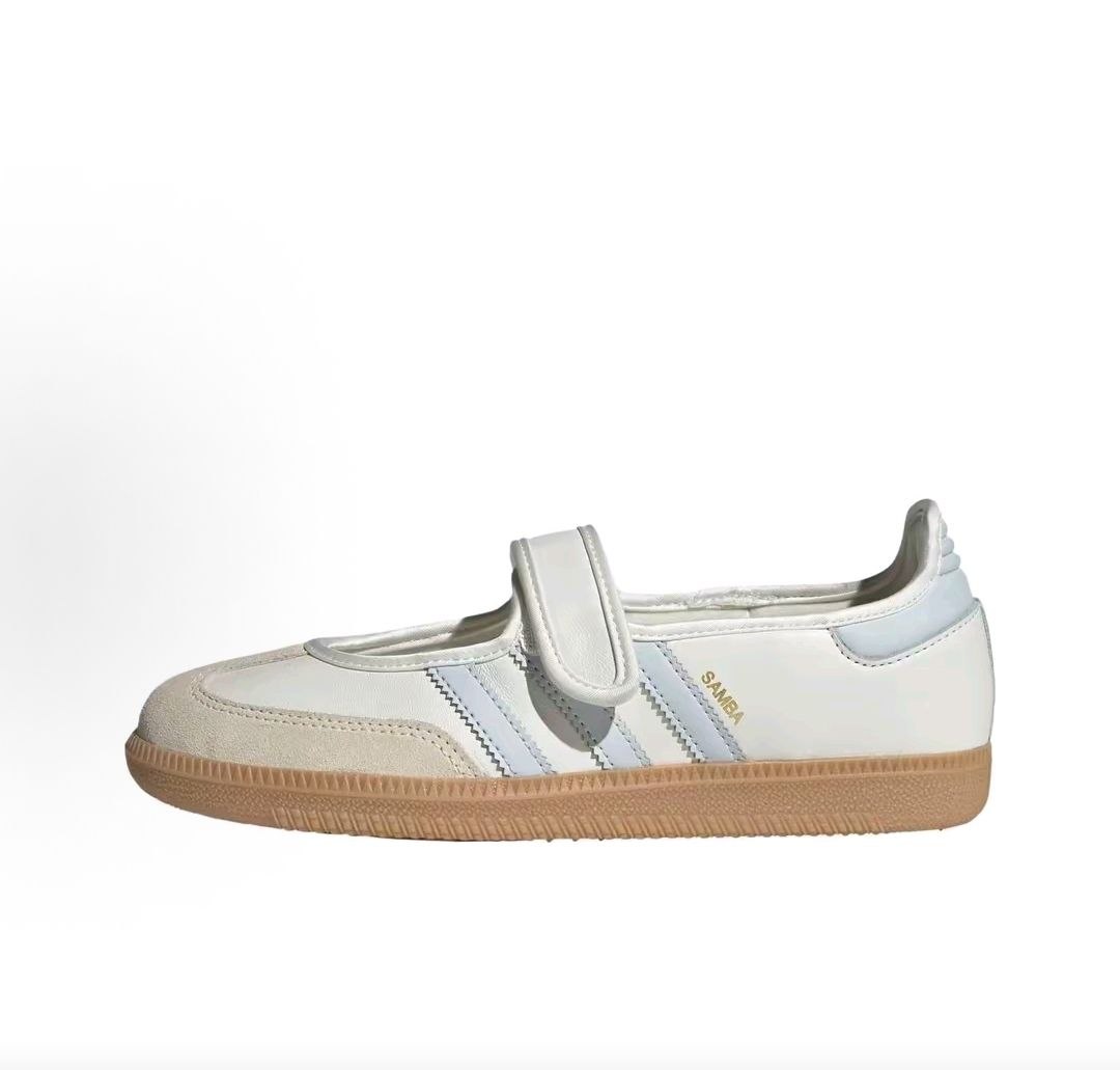 أصلي 100% حذاء نسائي adidas Samba Mary Jane أبيض