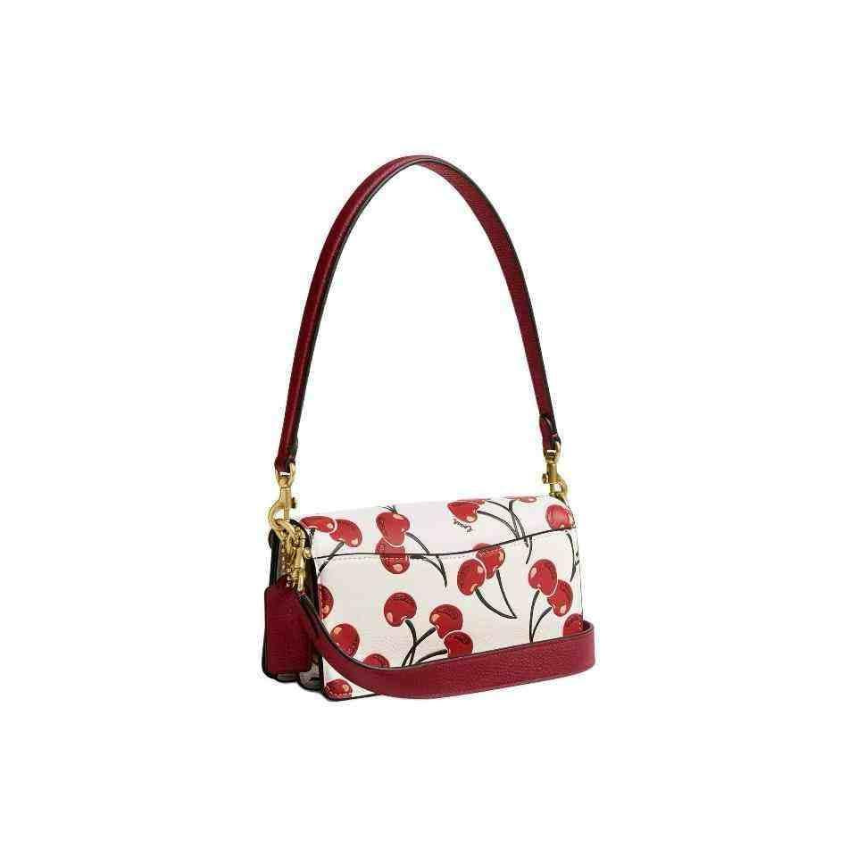 Tabby 20 With Cherry Print حقيبة كتف تابي 20 بطبعة الكرز.