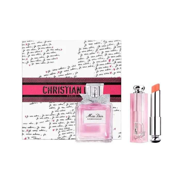 Dior Addict Lip Glow & Miss Dior Fragrance Set Limited Edition Eau de Toilette.