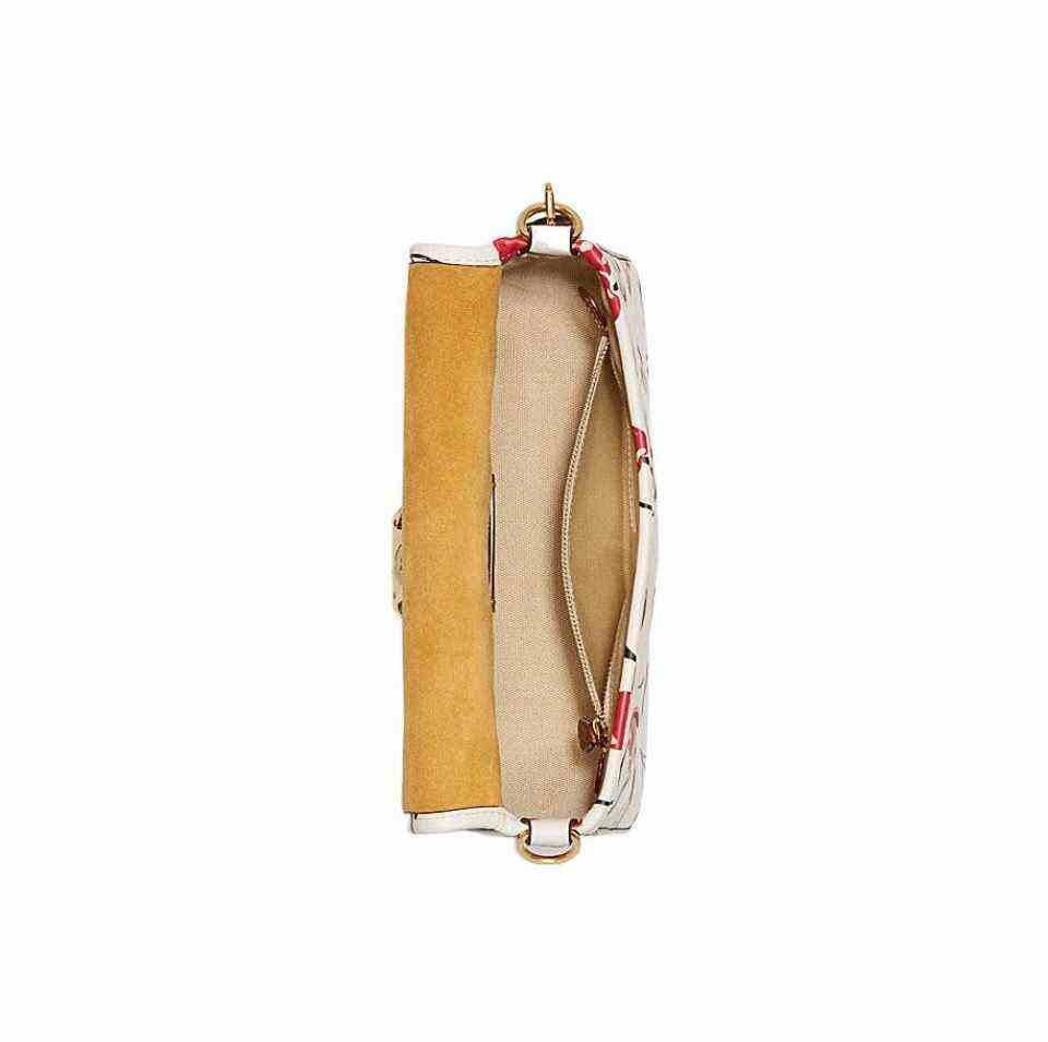 حقيبة كتف تابي بطبعة الكرز Soft Tabby 26 Shoulder Bag With Cherry Print.