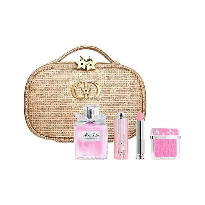 بكج ميس ديور بلومنق بوكيه – عطر ومكياج مع شنطة فاخرة.