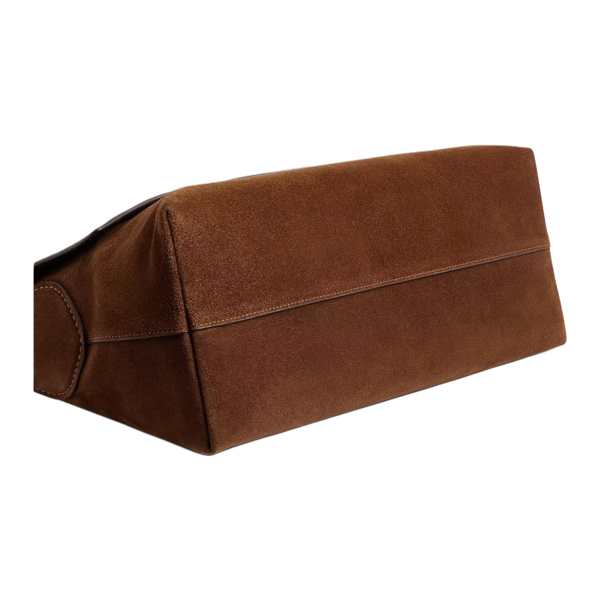 COACH Chelsea 36 Brand Logo Push-Lock Closure Cowhide Layered Leather Single Shoulder Bag Large Women's Warm Brown