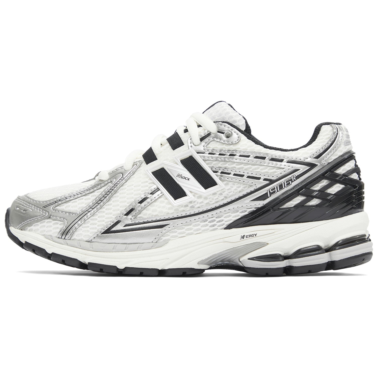 حذاء رياضي أصلي New Balance 1906R بلون أبيض وفضي