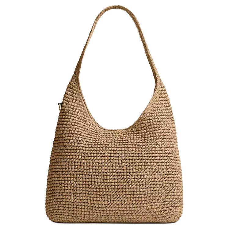 COACH Brooklyn 28 Magnetic Buckle Closure Logo Paper Single Shoulder Bag Small Women's Light Brown