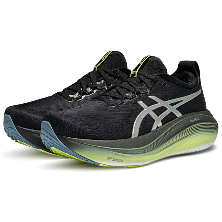 حذاء رياضي ASICS بتقنية PureGEL - لون أسود ونيون