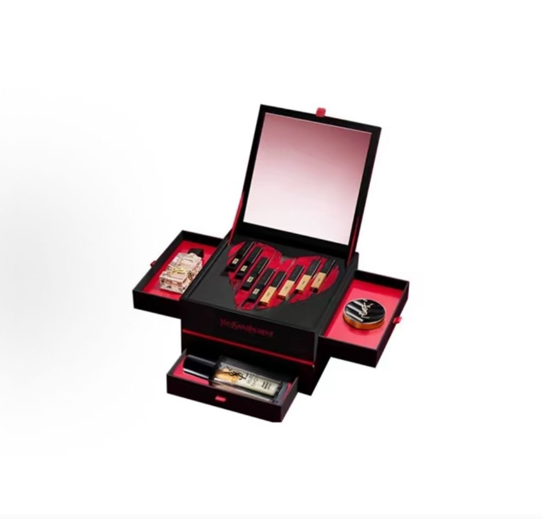 YSL Saint Laurent Little Gold Bar Little Black Bar Lipstick Makeup Set Crazy Love Gift Box Velvet Matte Matte Complexion Eleven Pieces