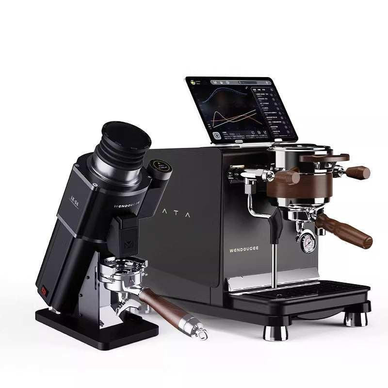 ماكينة Espresso احترافية Wendougee DATA بتحكم ذكي بالاستخلاص.