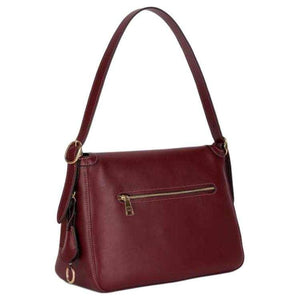 COACH Etta 29 Shoulder Bag Maroon Red.