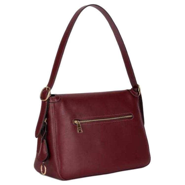 COACH Etta 29 Shoulder Bag Maroon Red.