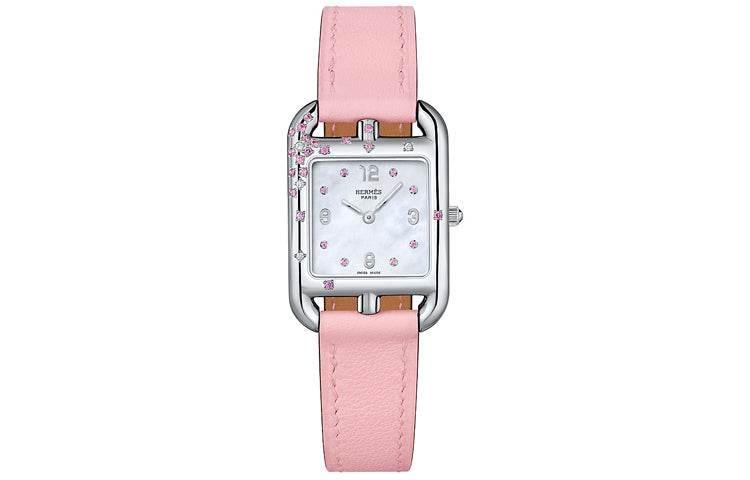 Hermes Cape Cod watch | ساعة هيرميس كيب كود بجلد الكرز الوردي 🍒✨.
