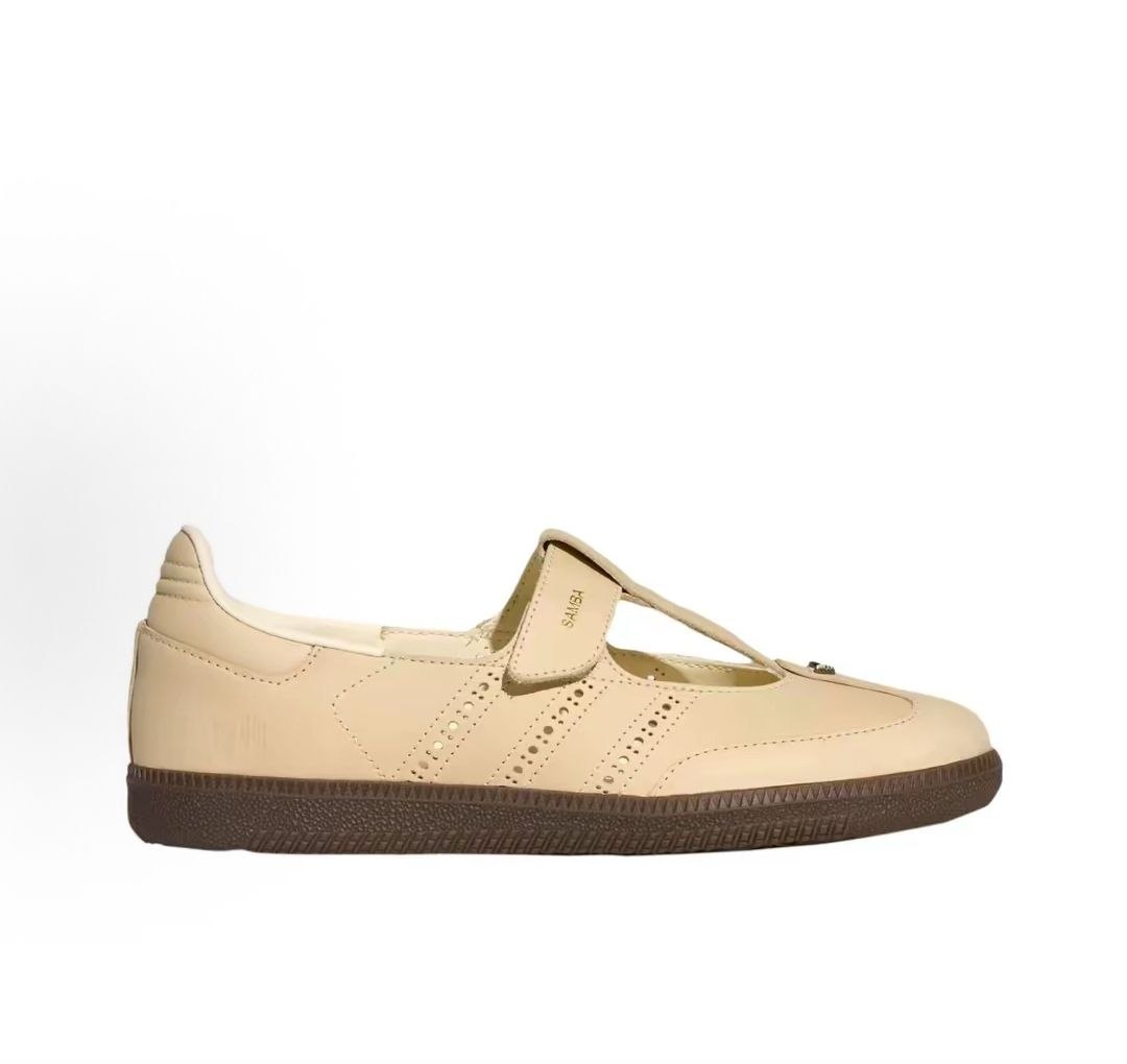 أصلي 100% حذاء adidas Samba Mary Jane نسائي بيج