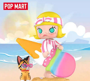 POPMART Molly Sweetheart Surfer Figurine, Cute Doll Toy, Figurine Gift Ornament