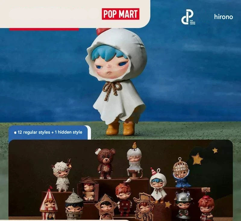 مجسمات POP MART Hirono Shelter صندوق عشوائي Blind Box.