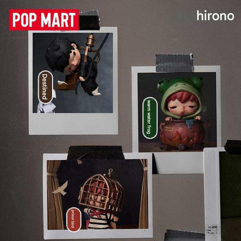 مجسم Pop Mart Hirono Tamed Wildgrass Blind Box عشوائي.