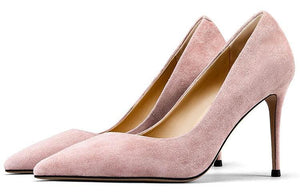 NINE WEST Pointed toe thin high heels 9.5cm.