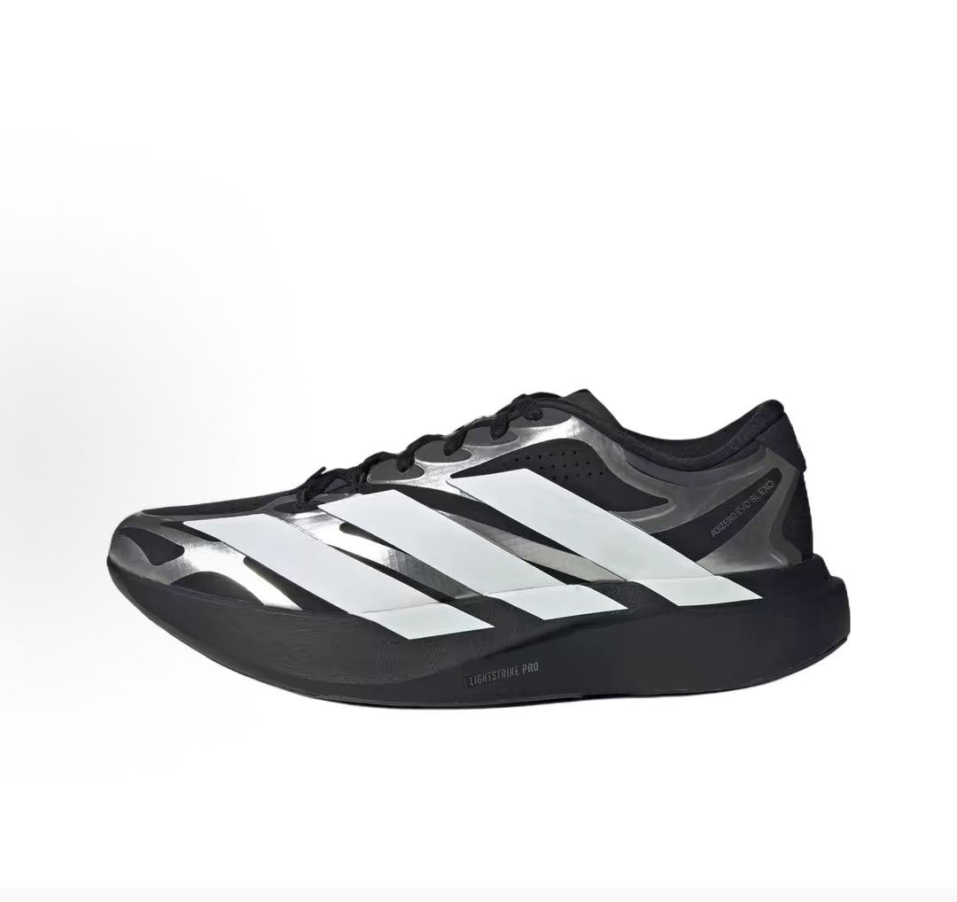 حذاء جري أصلي Adidas Adizero Evo SL أسود وفضي