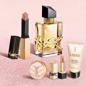 YSL Saint Laurent Eau de Parfum Libre lipstick gift set.