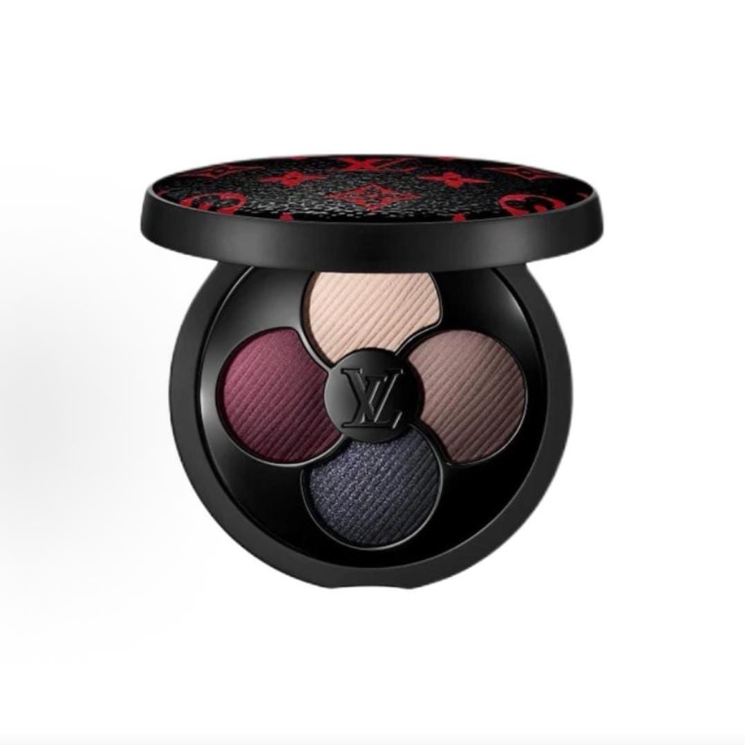 LOUIS VUITTON Ombres 4-Color Eyeshadow Palette (Black & Red)