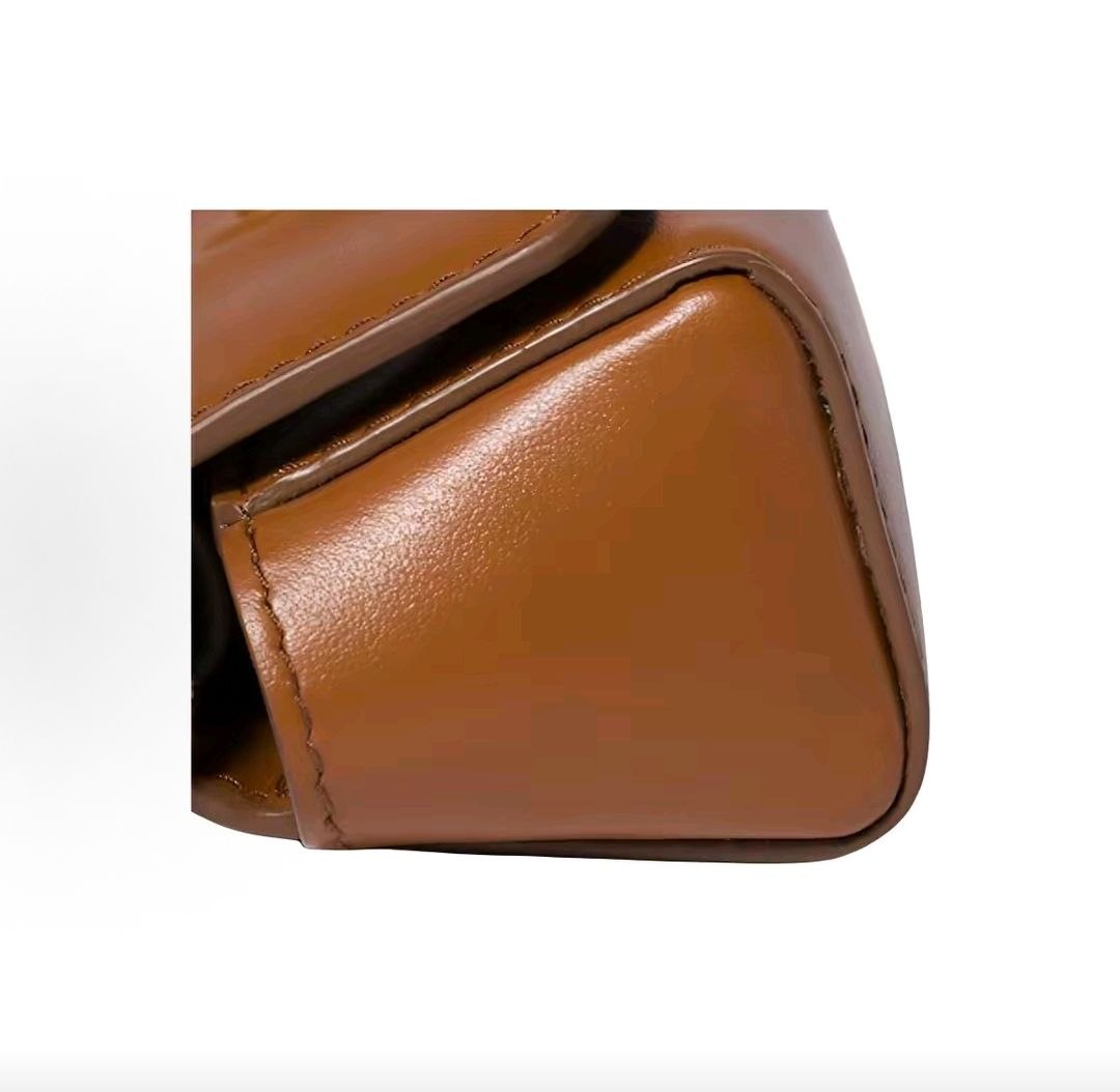 MIU MIU Astuccio calfskin handbag with detachable handle  Women's Brandy Color