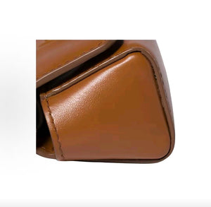MIU MIU Astuccio calfskin handbag with detachable handle  Women's Brandy Color