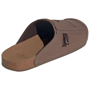 Adidas Originals Adimule Slide in brown.