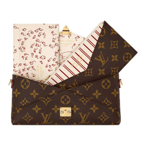 حقيبة Louis Vuitton Catogram Félicie الحصرية بـ 3 قطع ورسومات Catogram.