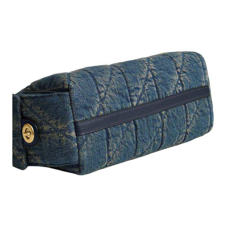 Coach Juliet Shoulder Bag 30 | حقيبة كوتش جولييت الدينيم بتطريز ألماسي 💎.