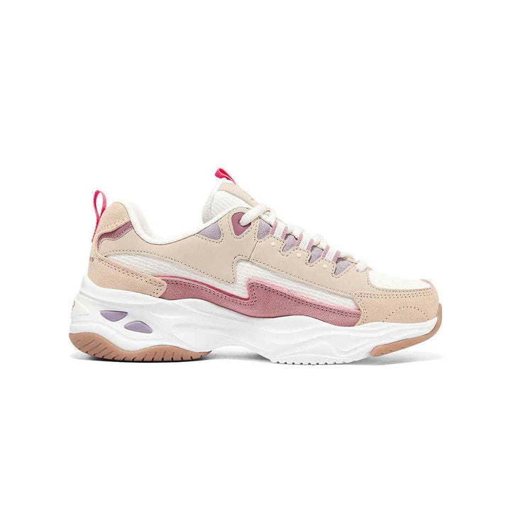 Skechers | [أحذية D'LITES4.0 للأب] أحذية نسائية رياضية للجري خفيفة الوزن ومريحة في الربيع والصيف - رفعة