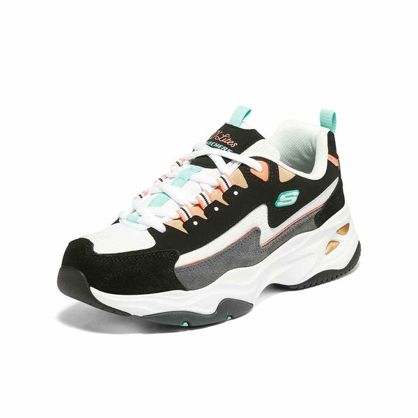 Skechers | [أحذية D'LITES4.0 للأب] أحذية نسائية رياضية للجري خفيفة الوزن ومريحة في الربيع والصيف - رفعة