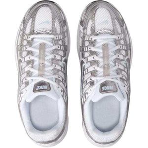 Nike P-6000 Comfortable  Silver Gray White.