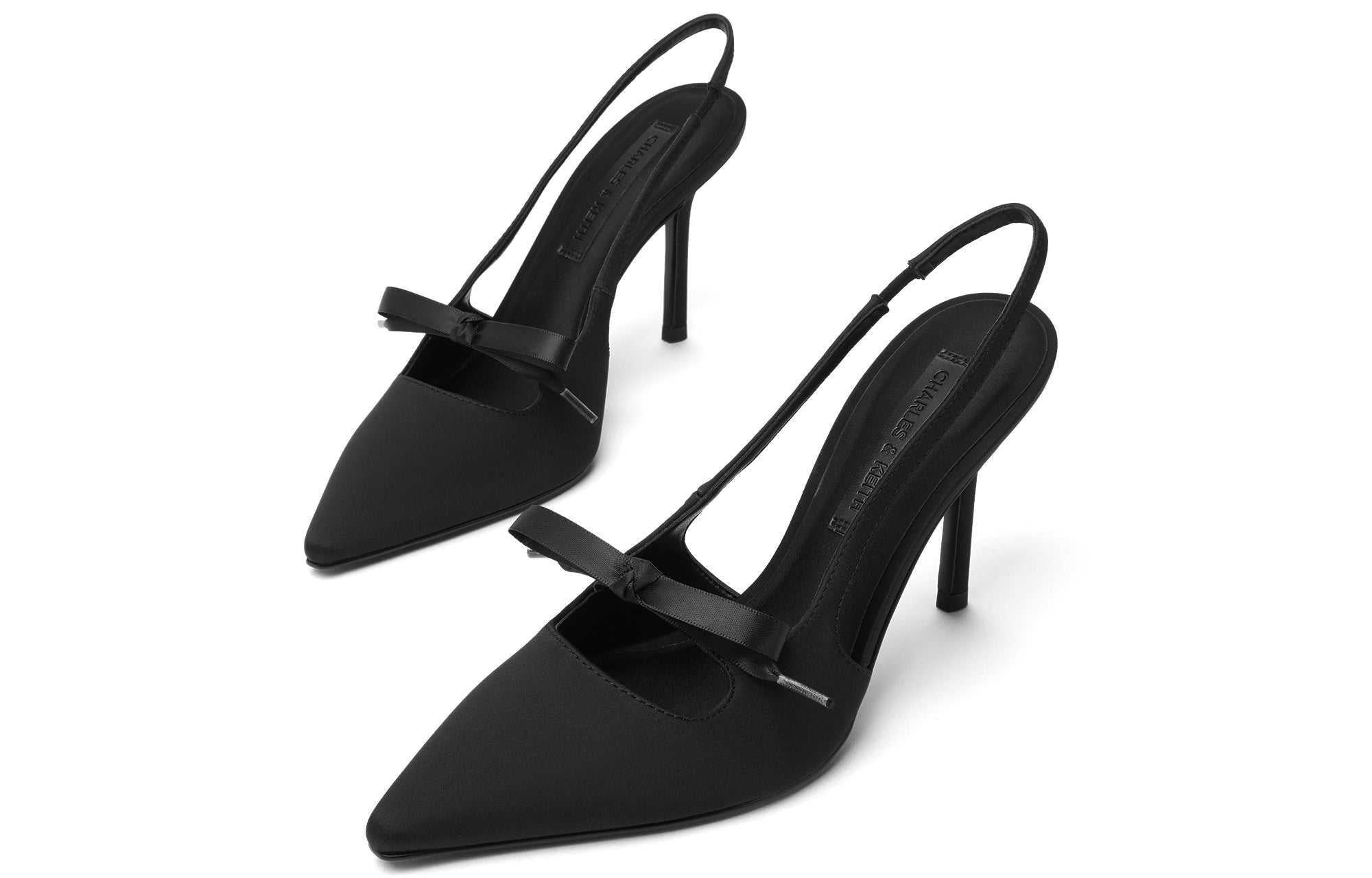 CHARLES & KEITH High Heel | حذاء سلينج باك من تشارلز آند كيث 🎀✨.