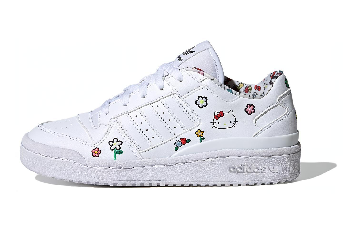 حذاء adidas رياضي أبيض بتصميم Hello Kitty المميز