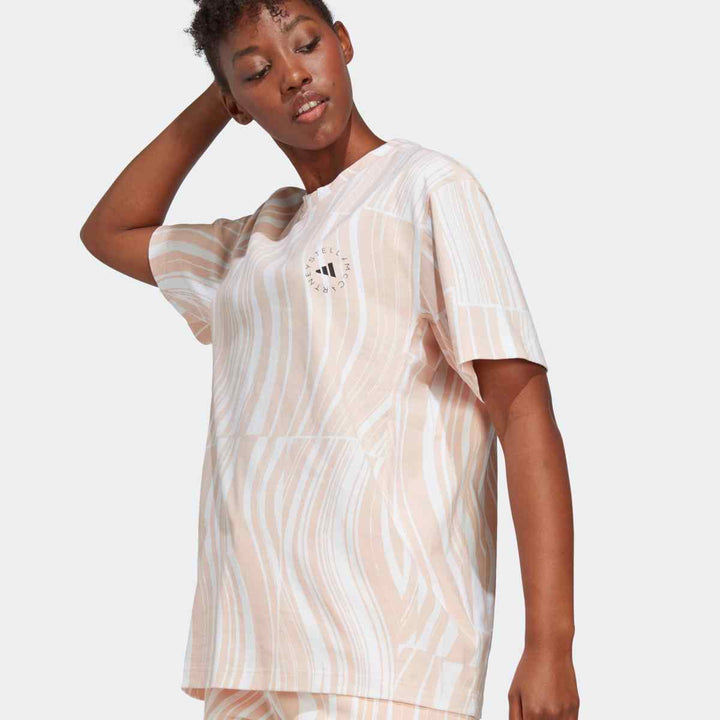 adidas women's sports short sleeve dress, casual and breathable for summer.