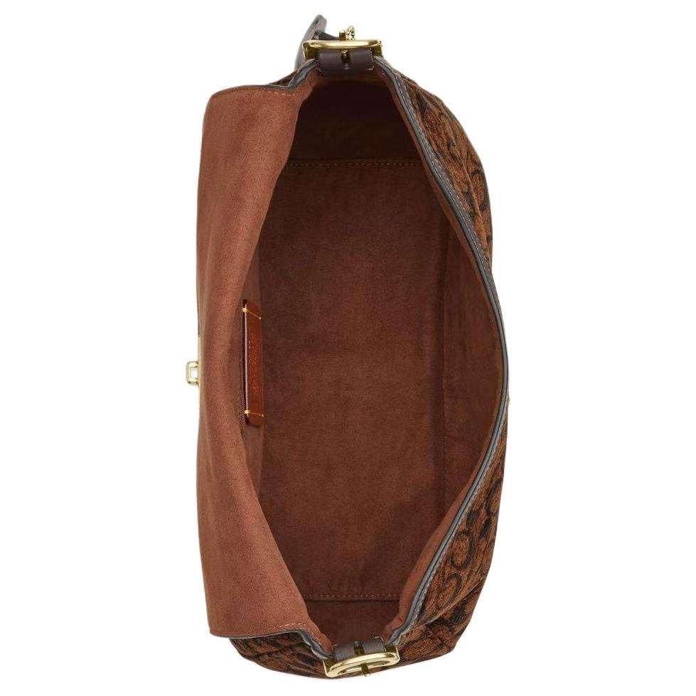 COACH Etta 29  Truffle Brown حقيبة.