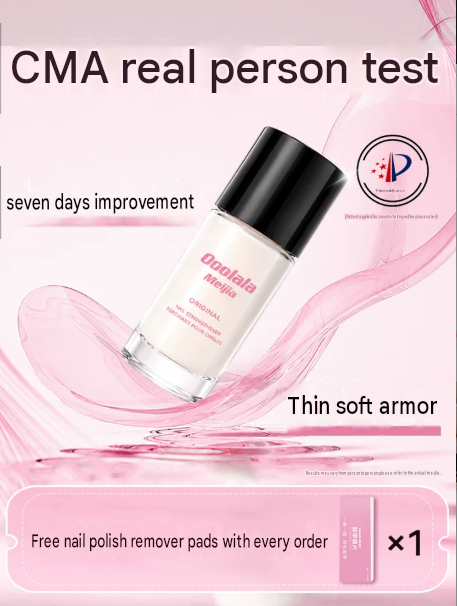 Ooolala Meijia's new protein nail oil cares for thin, soft nails, providing a base oil, shine oil, nail protection oil, and cuticle oil.